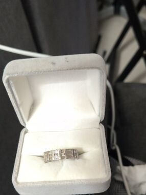 Authentic Vintage Landstrom's sterling silver eternity band